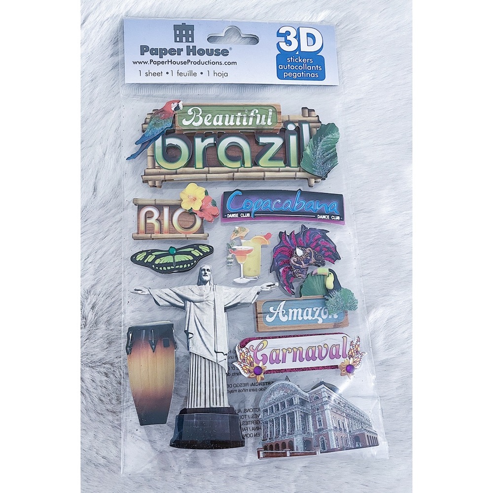 PAPER HOUSE 3D Stickers
